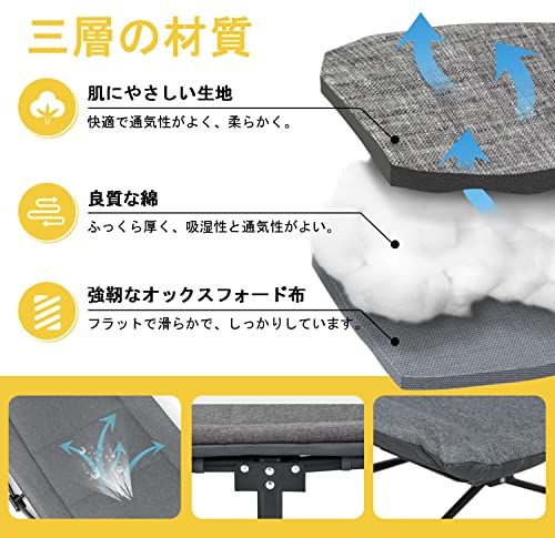 ATORPOK 折り畳み式ベッド 簡易ベッド コット 折りたたみベッド 防水