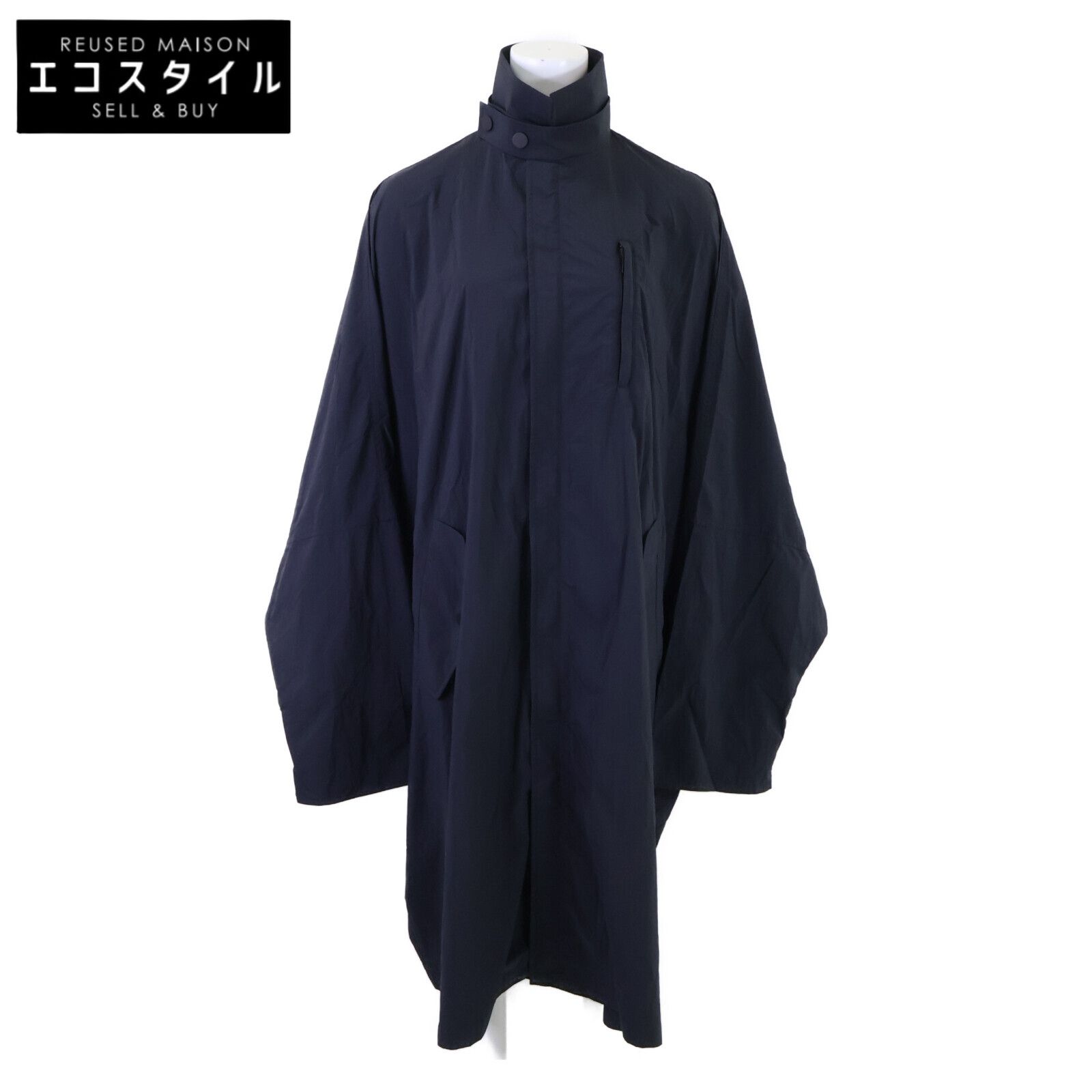 Maison margiela　メゾンマルジェラ　【美品/国内正規/25SS】S51AH0139 スタンドカラー Aライン ナイロン トレンチ　XS 90,145円