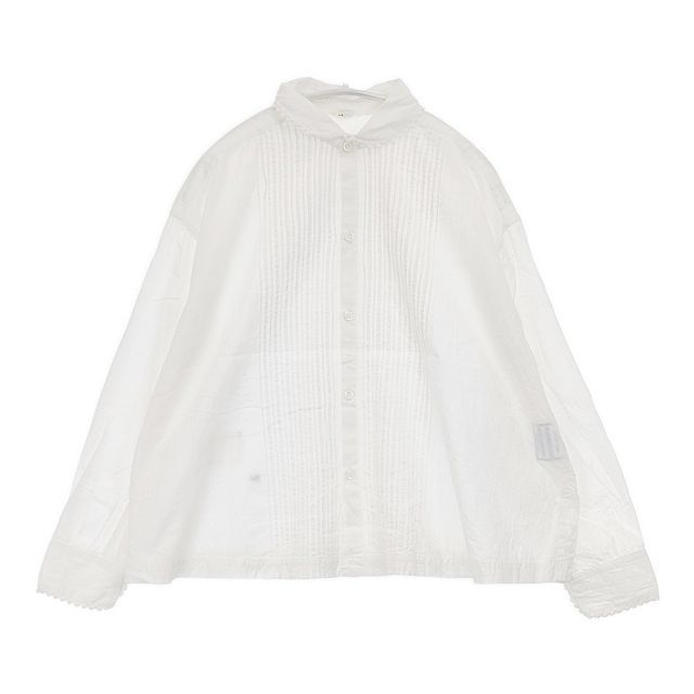 45R/45rpm インドカディのピンタックブラウス 定価41800円 日本製