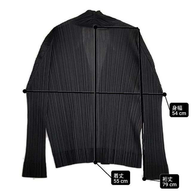 PLEATS PLEASE ISSEY MIYAKE プリーツ 羽織り ポリエステル PP81-JO103