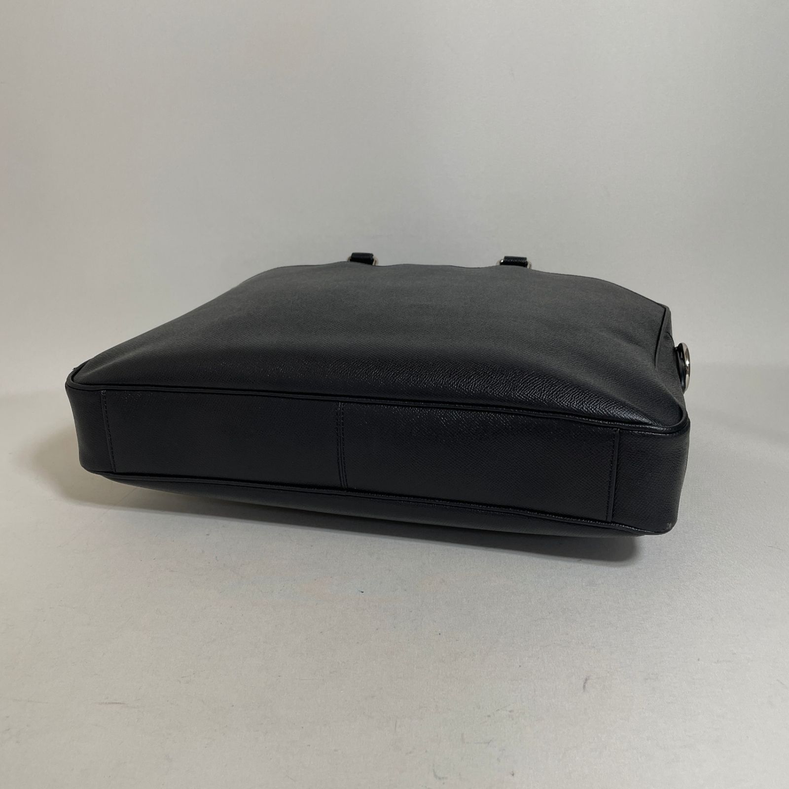2609-67｜美品｜コーチ ビジネスバッグ レザー ネイビー - メルカリ