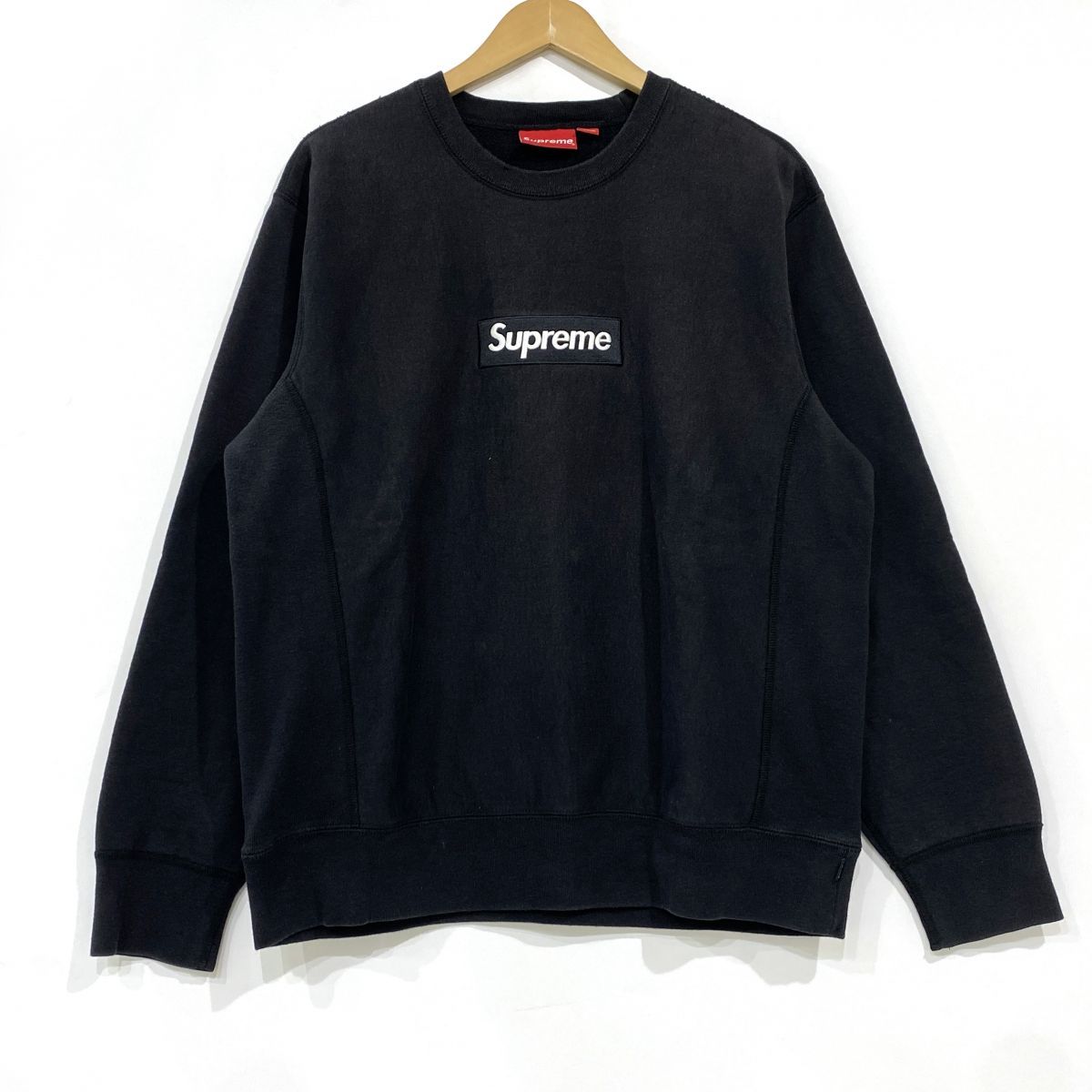 Supreme Box Logo クルーネック スウェット ブラック Supreme シュプリーム Box Logo Crewneck ボックスロゴ クルーネック