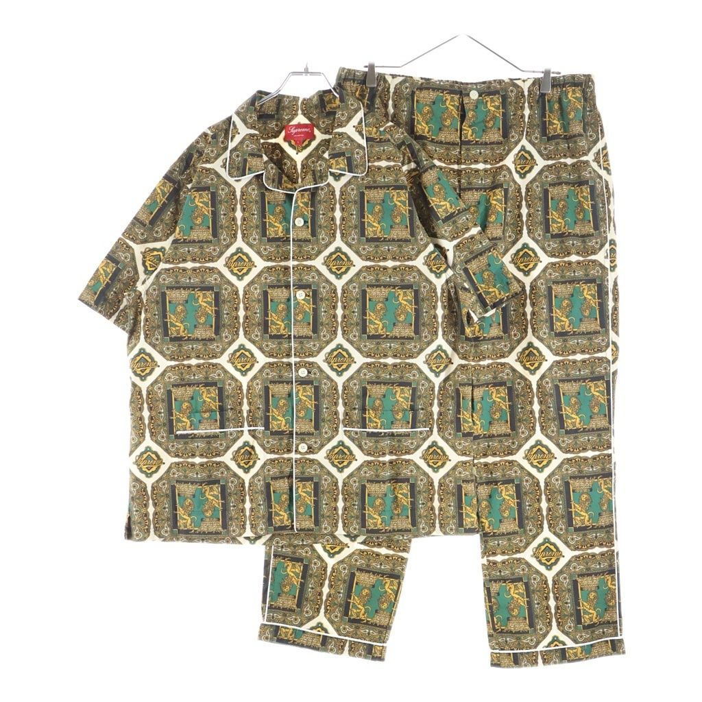 SUPREME (シュプリーム) 22SS Regency Pajama Set Up 総柄 コットン