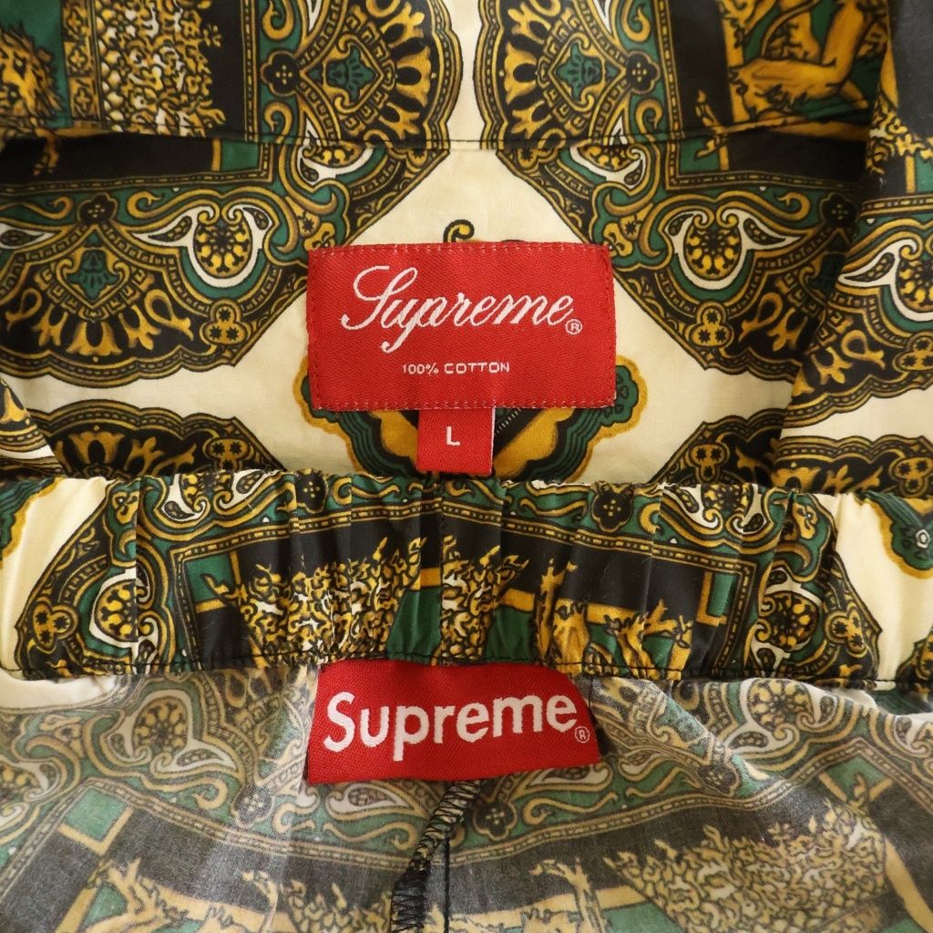 SUPREME (シュプリーム) 22SS Regency Pajama Set Up 総柄 コットン