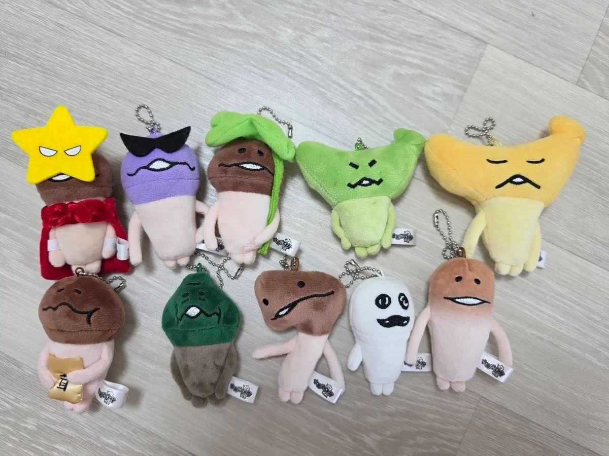 なめこ ぬいぐるみ キーホルダー まとめ売り