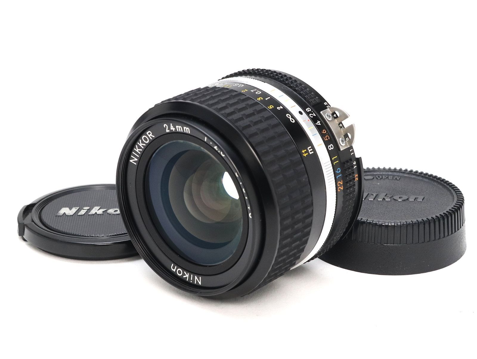 A (美品) Nikon ニコン Ai-S NIKKOR 24mm F2.8 SICコーティング 初期不良返品対応 99-56