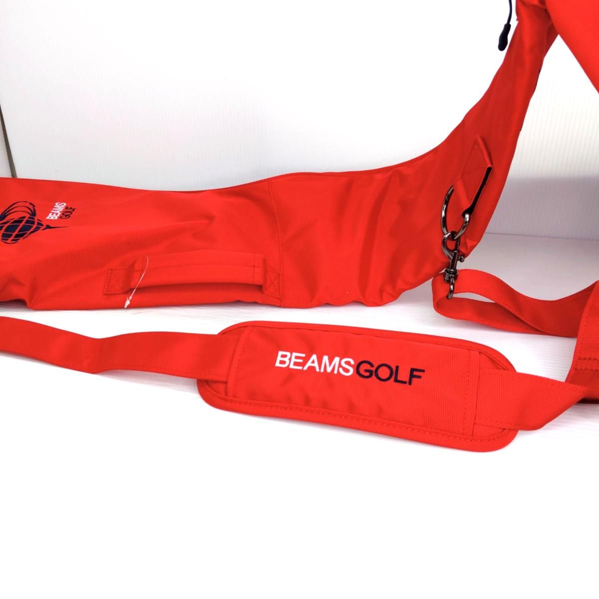 中古美品】BEAMS GOLF ビームスゴルフ クラブケース2 レッド アイアン6