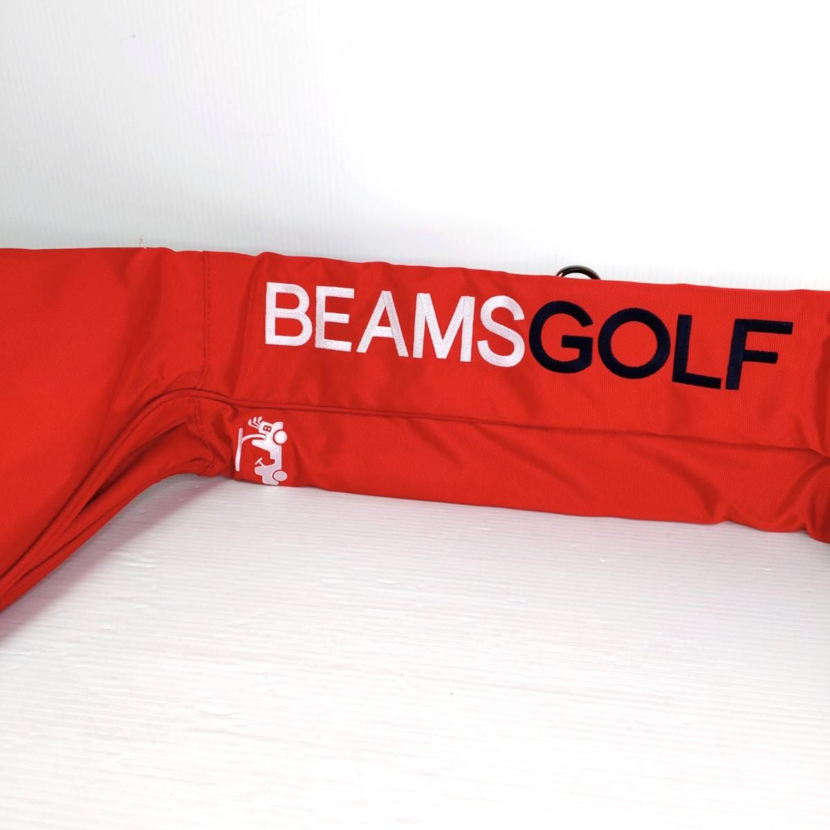 中古美品】BEAMS GOLF ビームスゴルフ クラブケース2 レッド アイアン6