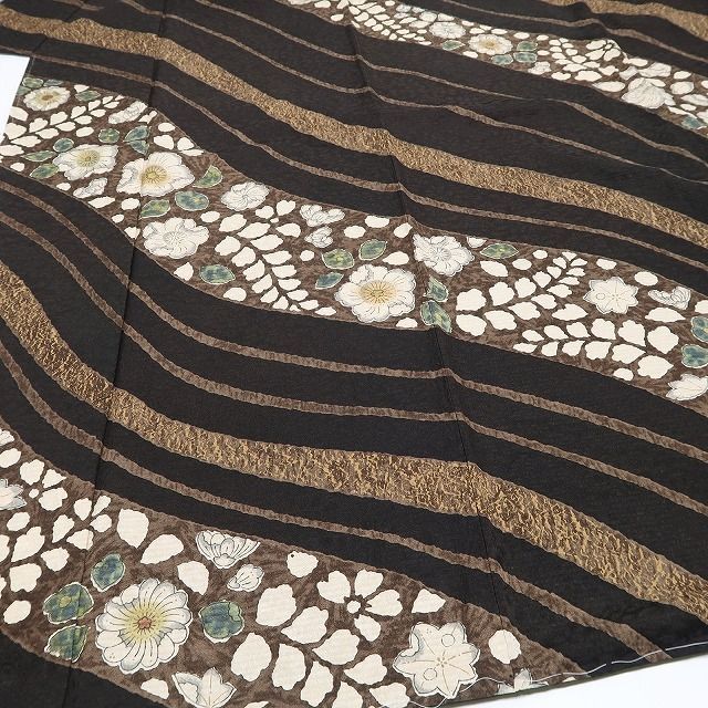 tomihisa 新品 辻ヶ花 落款 辰人 着物 正絹 仕付け糸付 トールサイズ