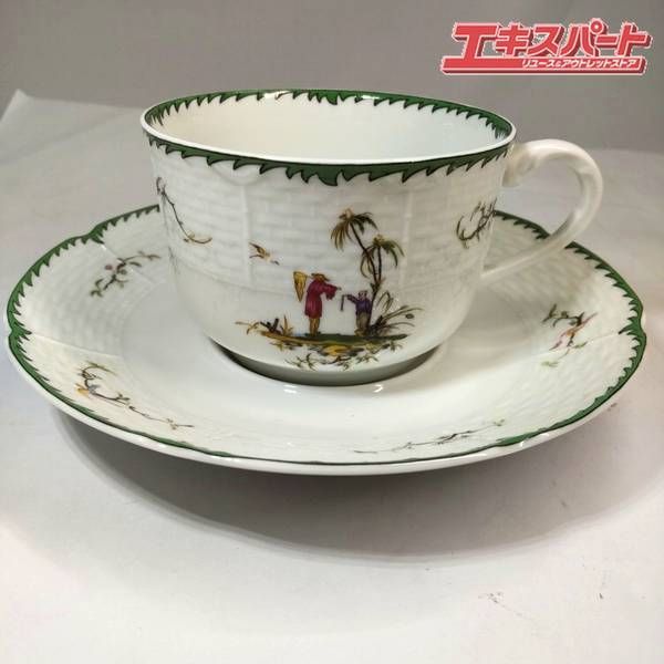 リモージュレイノー　スープ　ソーサー LIMOGES RAYNAUD リモージュ レイノー シキオン カップ＆ソーサー①