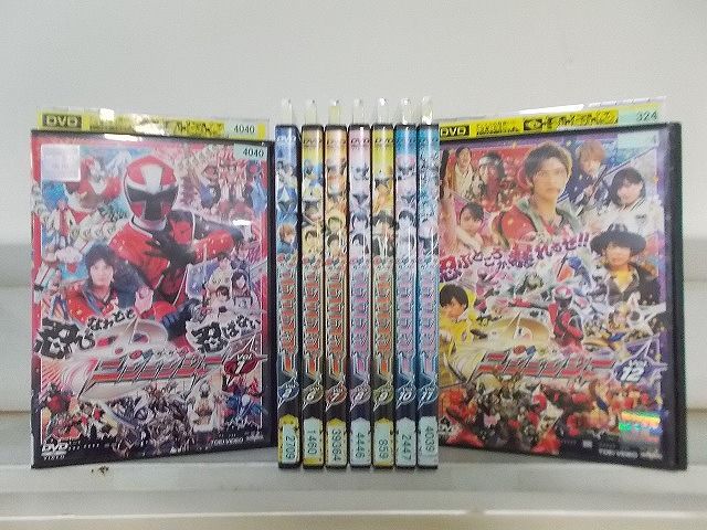 DVD 手裏剣戦隊ニンニンジャー 1～12巻(3、4、5巻欠品) 計9本セット
