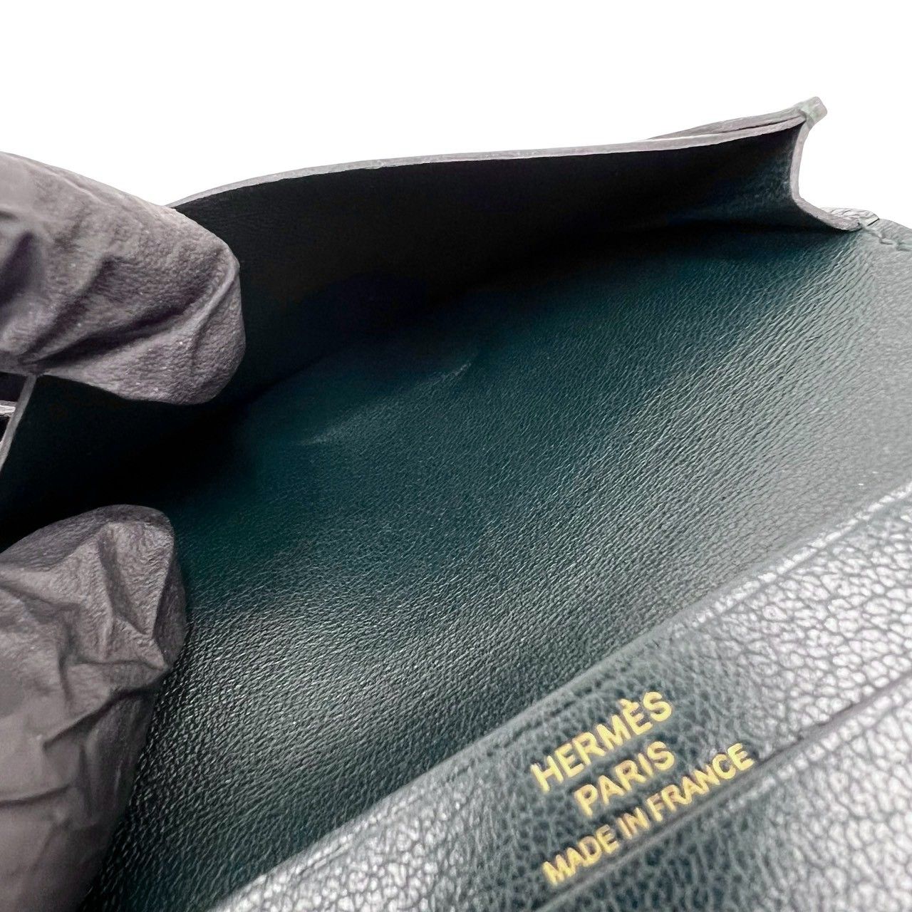 ほぼ未使用 箱 袋付き Y 刻印 HERMES エルメス ベアン カードケース