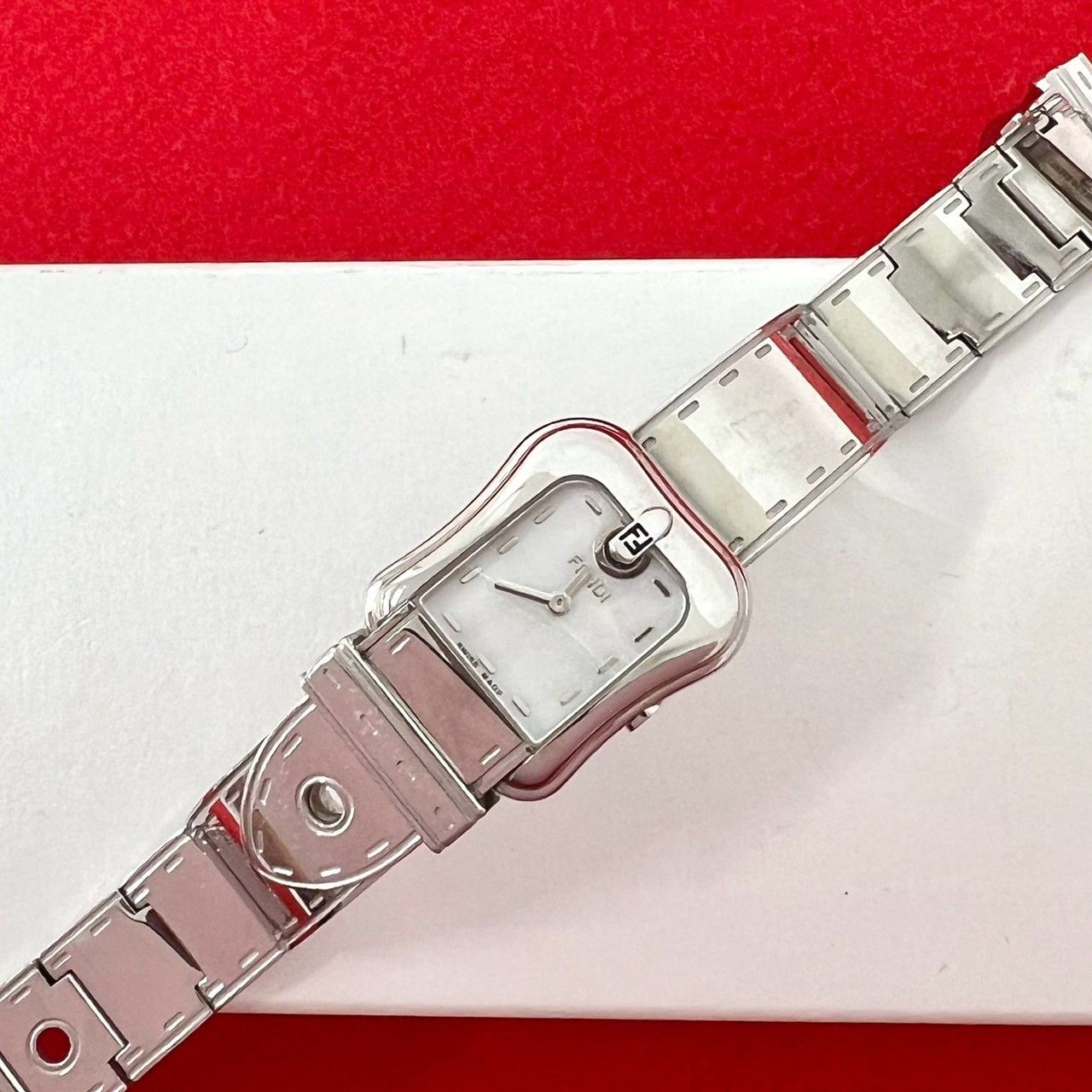 稼働品 極 美品 希少品 FENDI フェンディ 3800L ステンレススチール