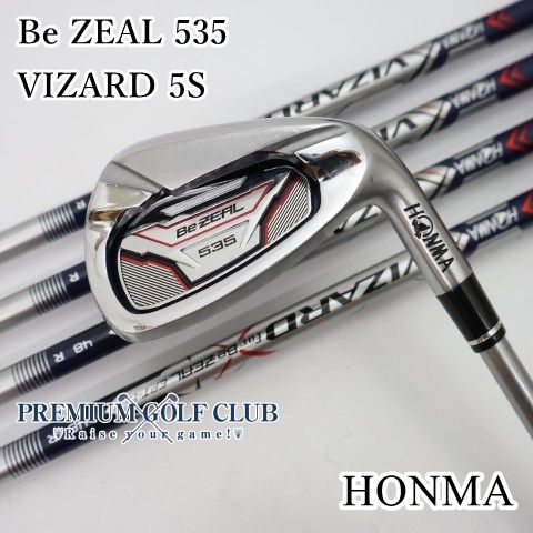中古】[Bランク] アイアンセット ホンマ Be ZEAL 535/VIZARD 5S/R/25.5