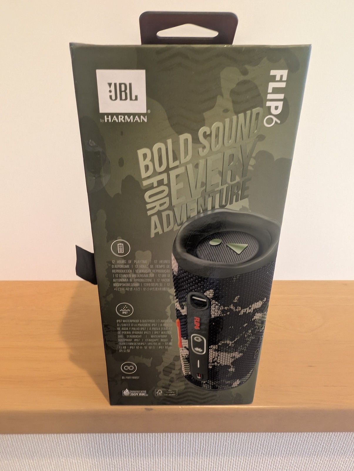 JBL FLIP6 Bluetoothスピーカー スクワッド 迷彩柄 JBLFLIP6SQUAD 防水