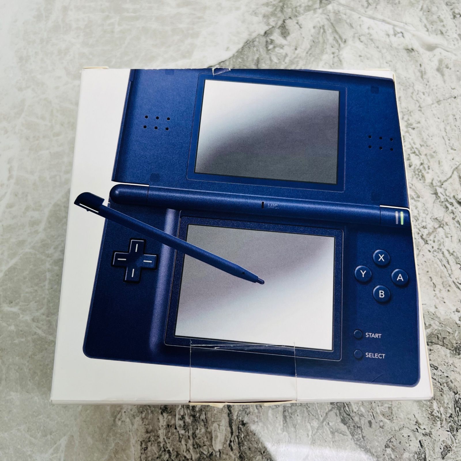Nintendo DS Lite エナメルネイビー 箱付き - メルカリ