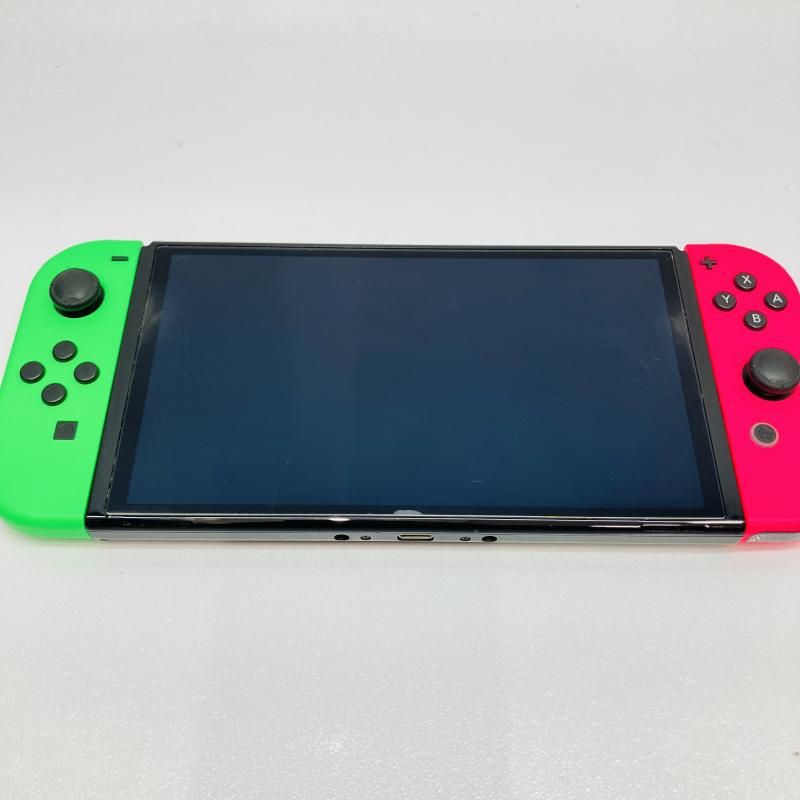 中古　Switch 本体　ジャンク 中古】本体S）ｼﾞｬﾝｸ)Switch有機EL 本体のみ 動作未保証[22