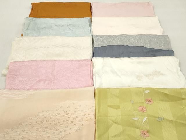 平和屋着物★和装小物　帯揚げ10枚セット　正絹　逸品　DABK7034xg 10,140円