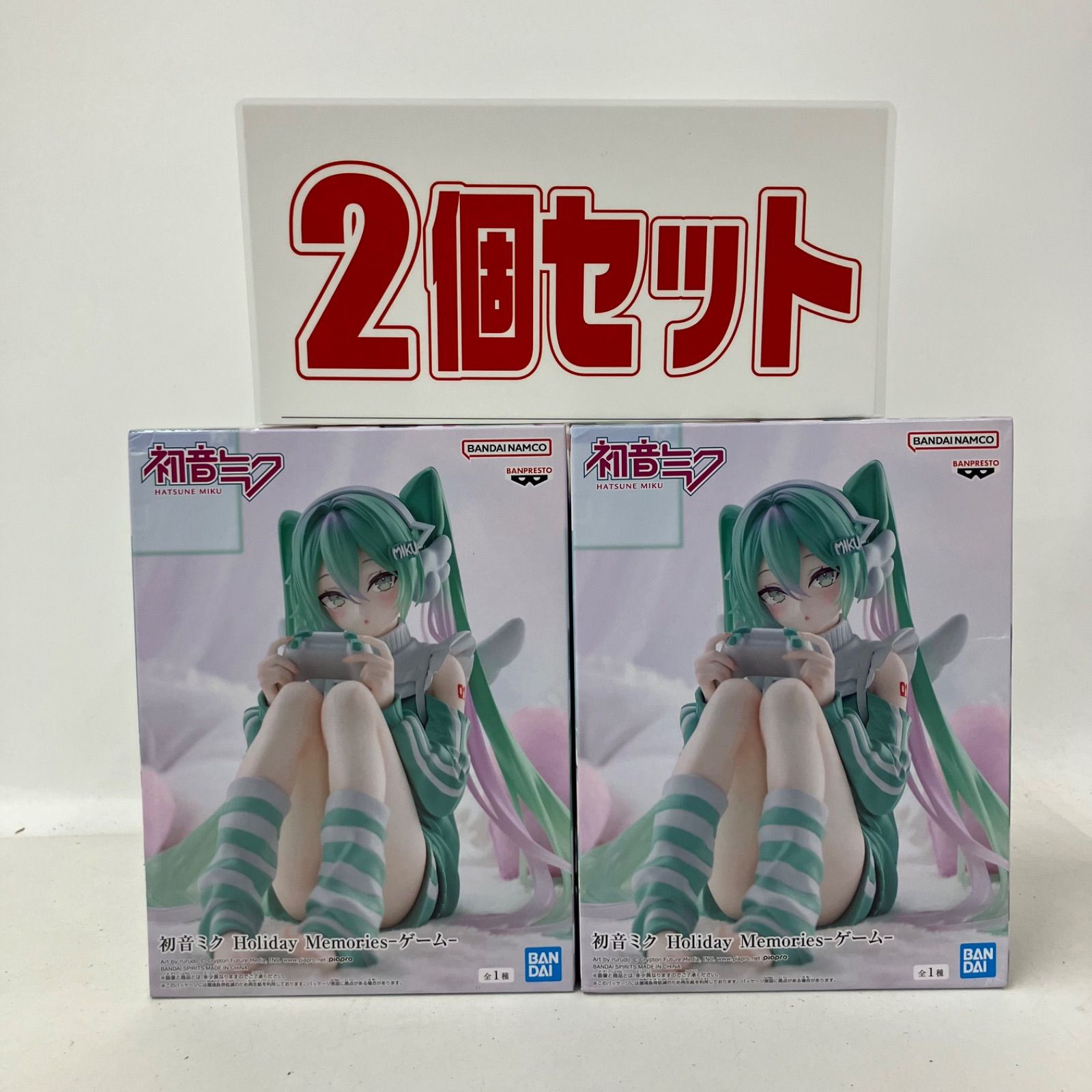 未開封 初音ミク Holiday Memories ゲーム フィギュア 2個セット 未開封 初音ミク Holiday Memories ゲーム フィギュア 2個セット