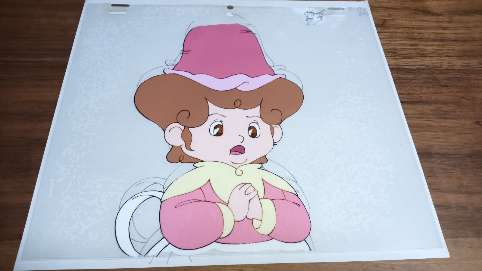 セル画 No-132 とんがり帽子のメモル メモル 表情カット END B15 東映