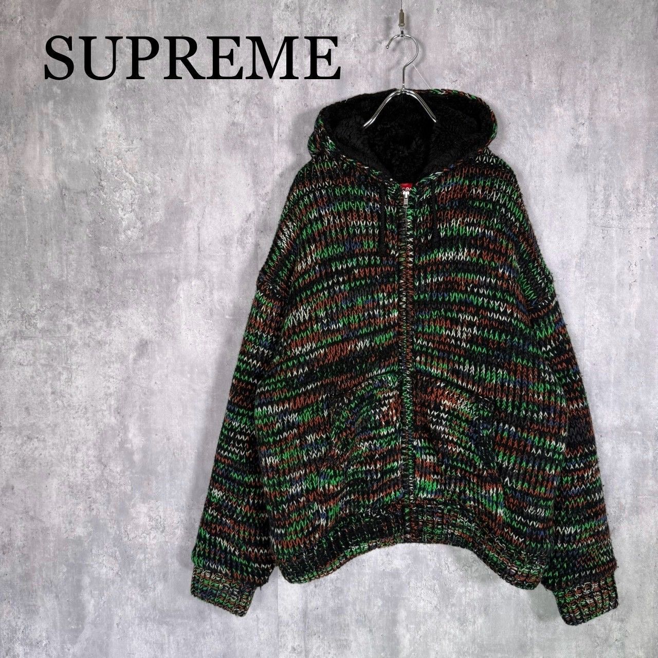 『SUPREME』シュプリーム (L) フェイクシアリングラインドボアジャケット メンズ