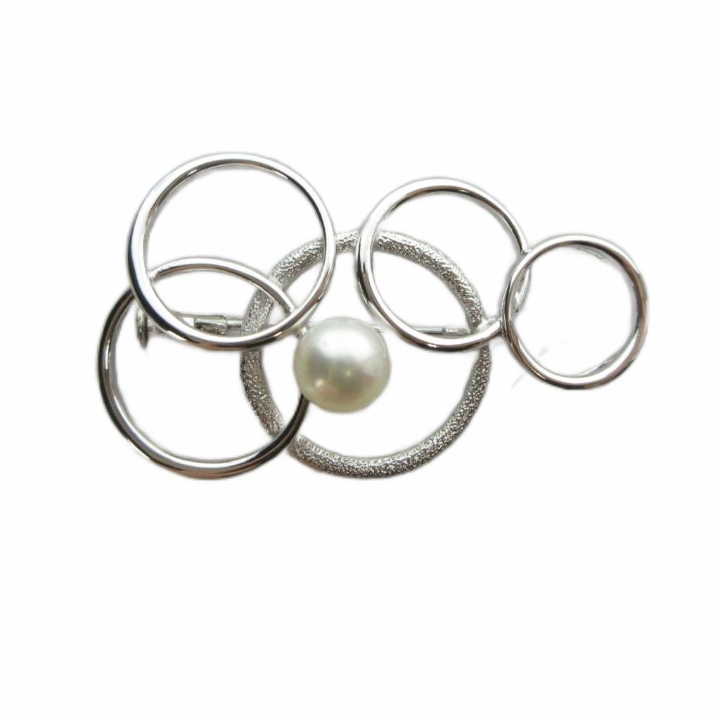 タサキ 田崎 TASAKI ピンブローチ アクセサリー ロゴ パール 真珠 6mm