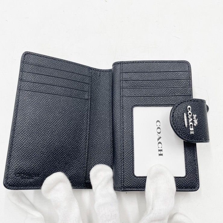 COACH コーチ 二つ折り財布 ミディアムコーナージップウォレット 6390