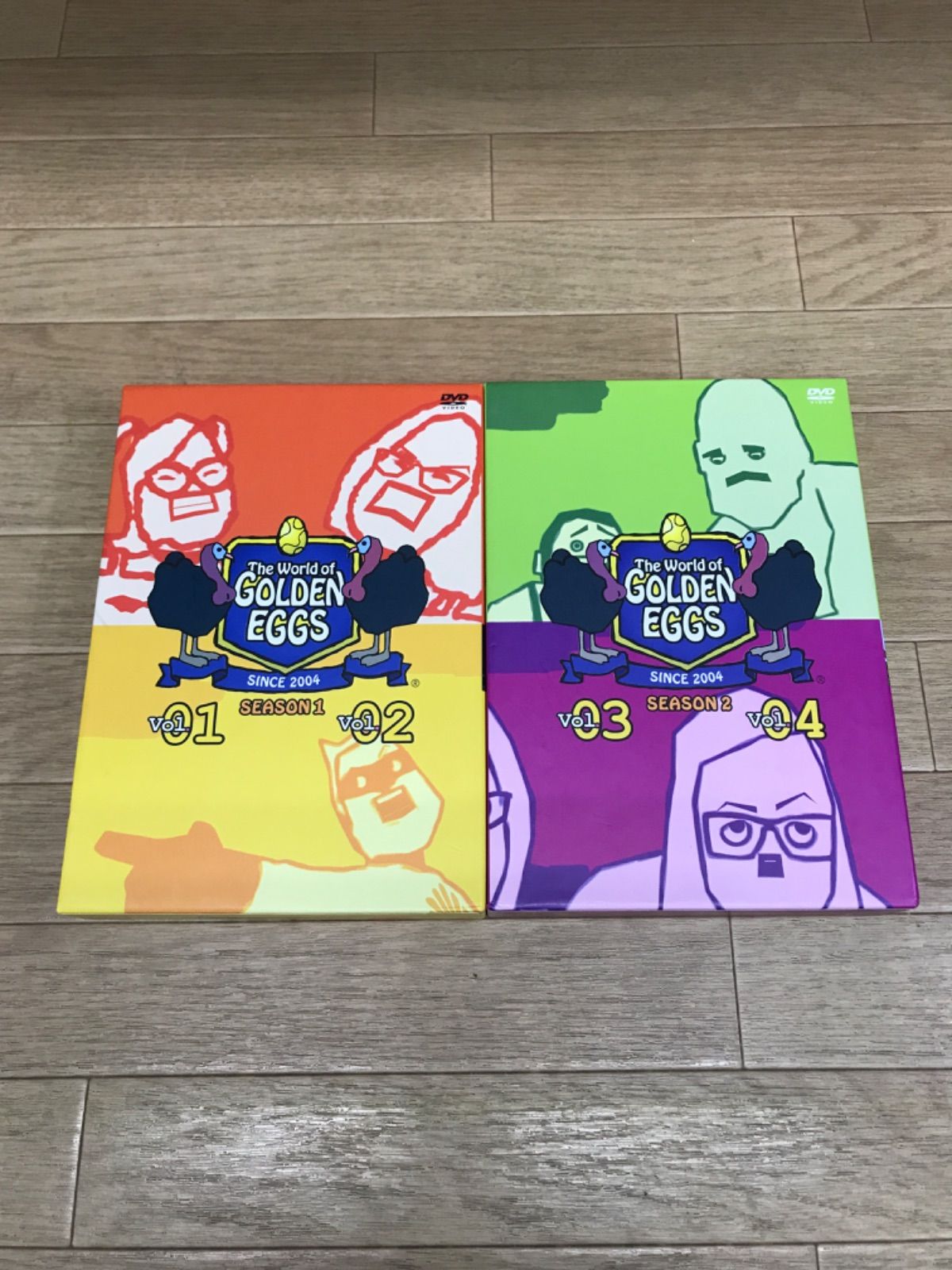 ☆The World of GOLDEN EGGS 各DVD BOX2枚組 シーズン1/シーズン2