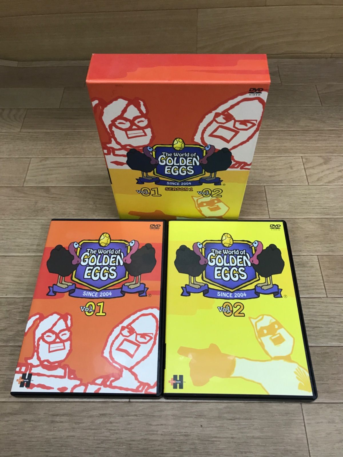 ☆The World of GOLDEN EGGS 各DVD BOX2枚組 シーズン1/シーズン2