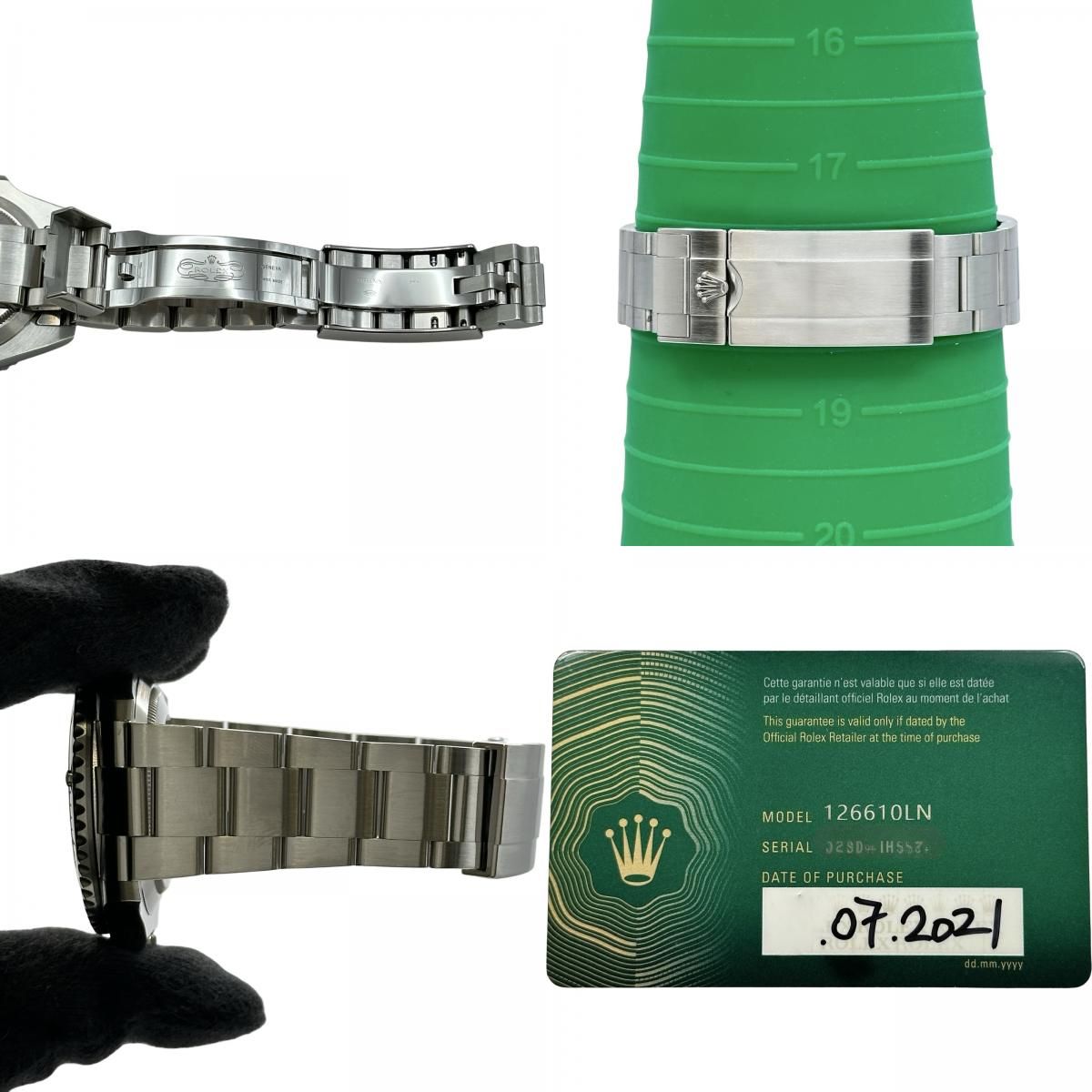 ロレックス ROLEX サブマリーナ 126610LN ブラック ステンレススチール 自動巻き メンズ 腕時計
