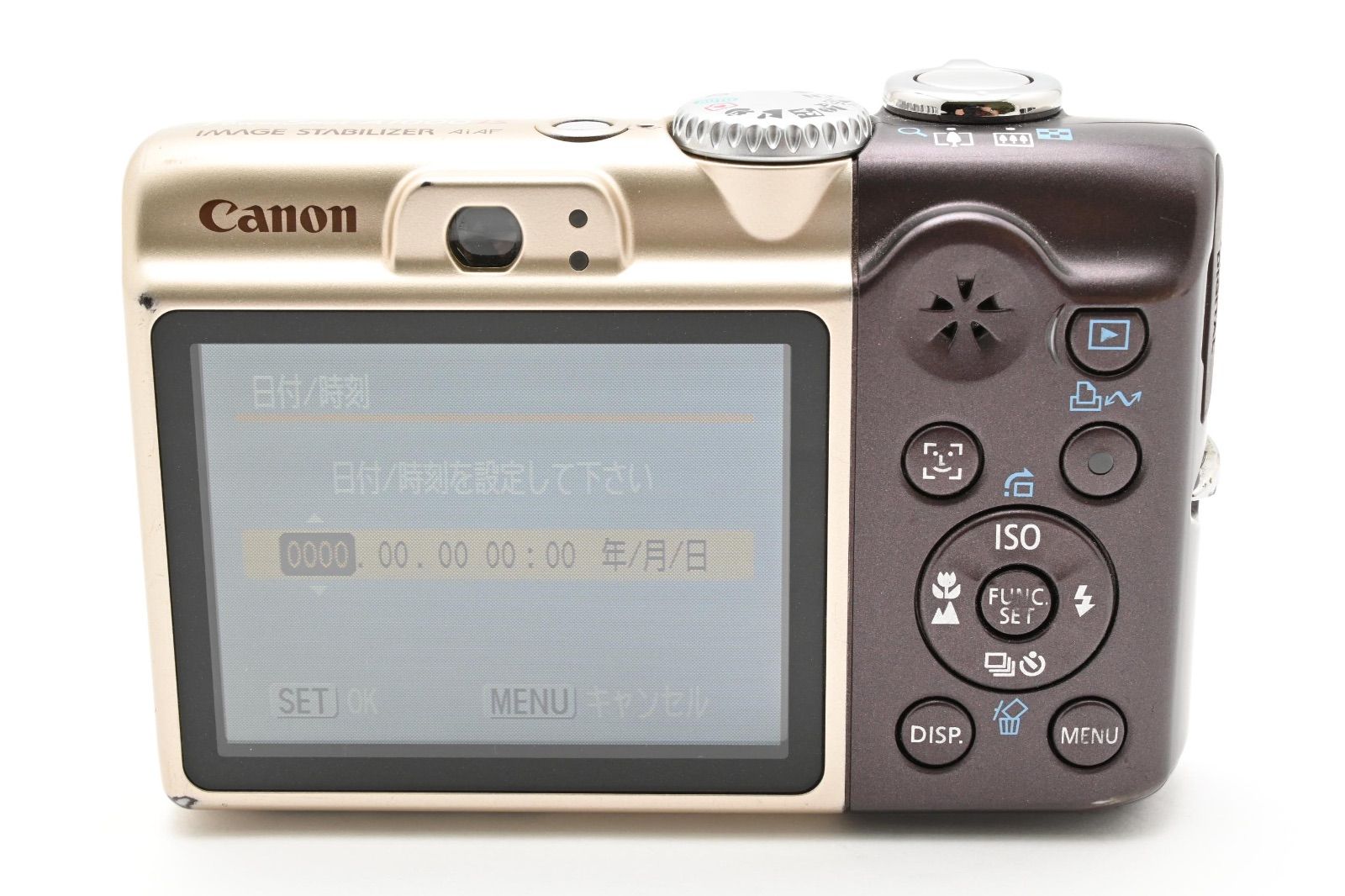 ☆良品☆ Canon キャノン PowerShot A1000IS ブラウン PC1309 パワー