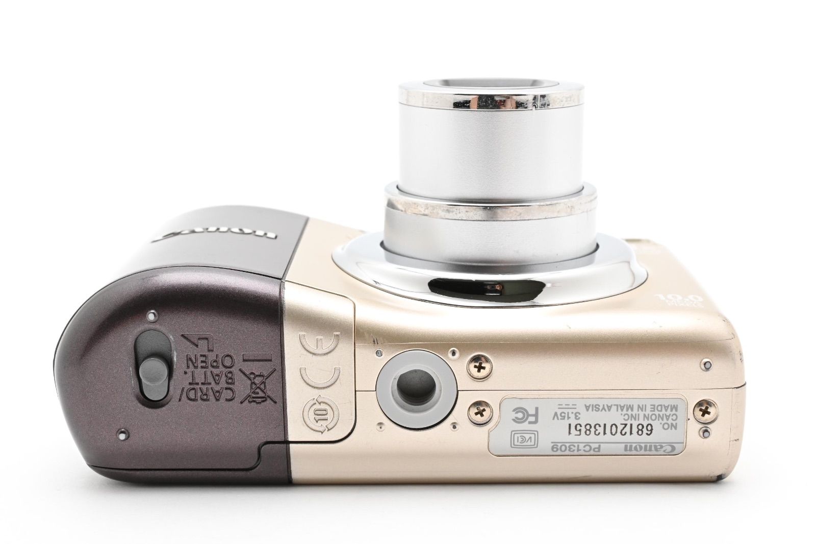 ☆良品☆ Canon キャノン PowerShot A1000IS ブラウン PC1309 パワー