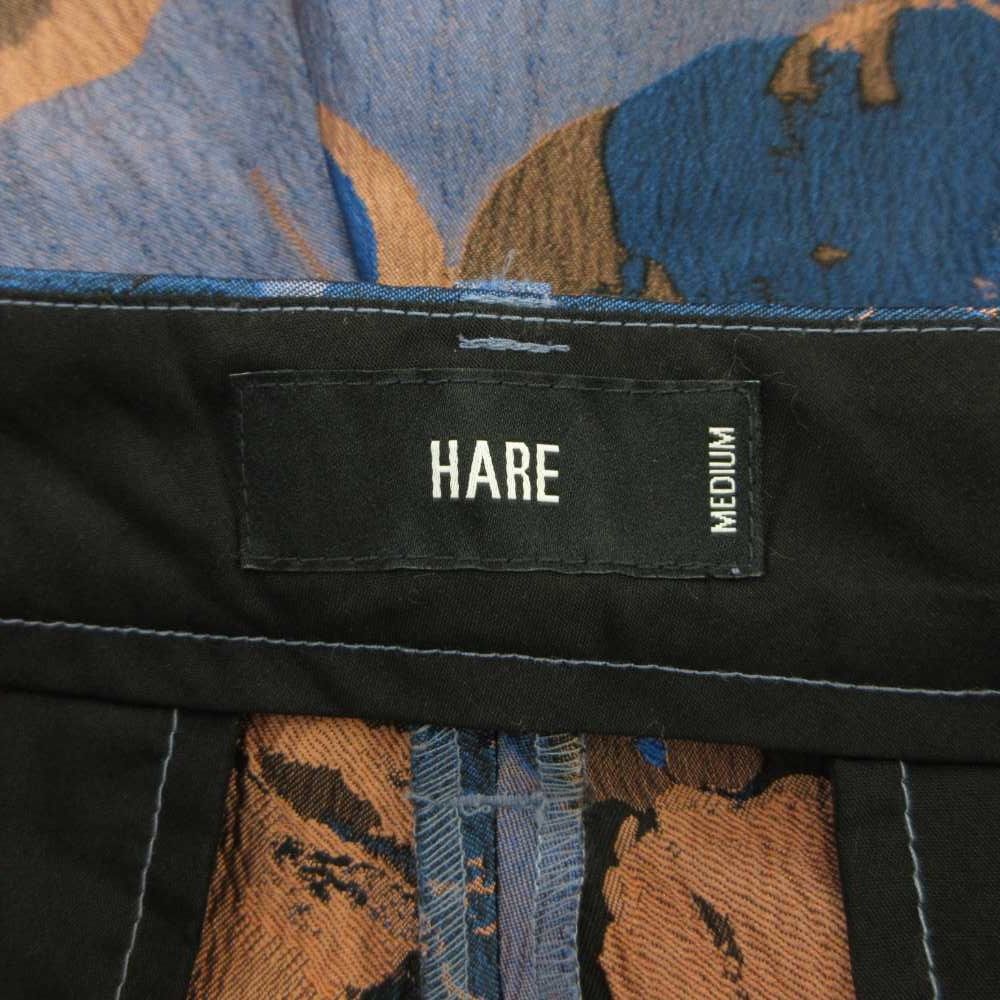ハレ HARE ジャガードフラワートラウザー パンツ スラックス