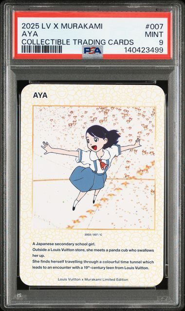 ルイ・ヴィトン ×村上隆コラボ 限定カード #006 AYA PSA9】LOUIS VUITTON AYA ルイ・ヴィトン ×村上隆コラボ 限定カード