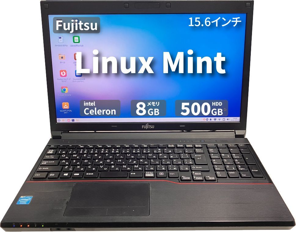 FUJITSU LIFEBOOK A553/HX Celeron 1000M メモリ8GB HDD500GB 軽量OS