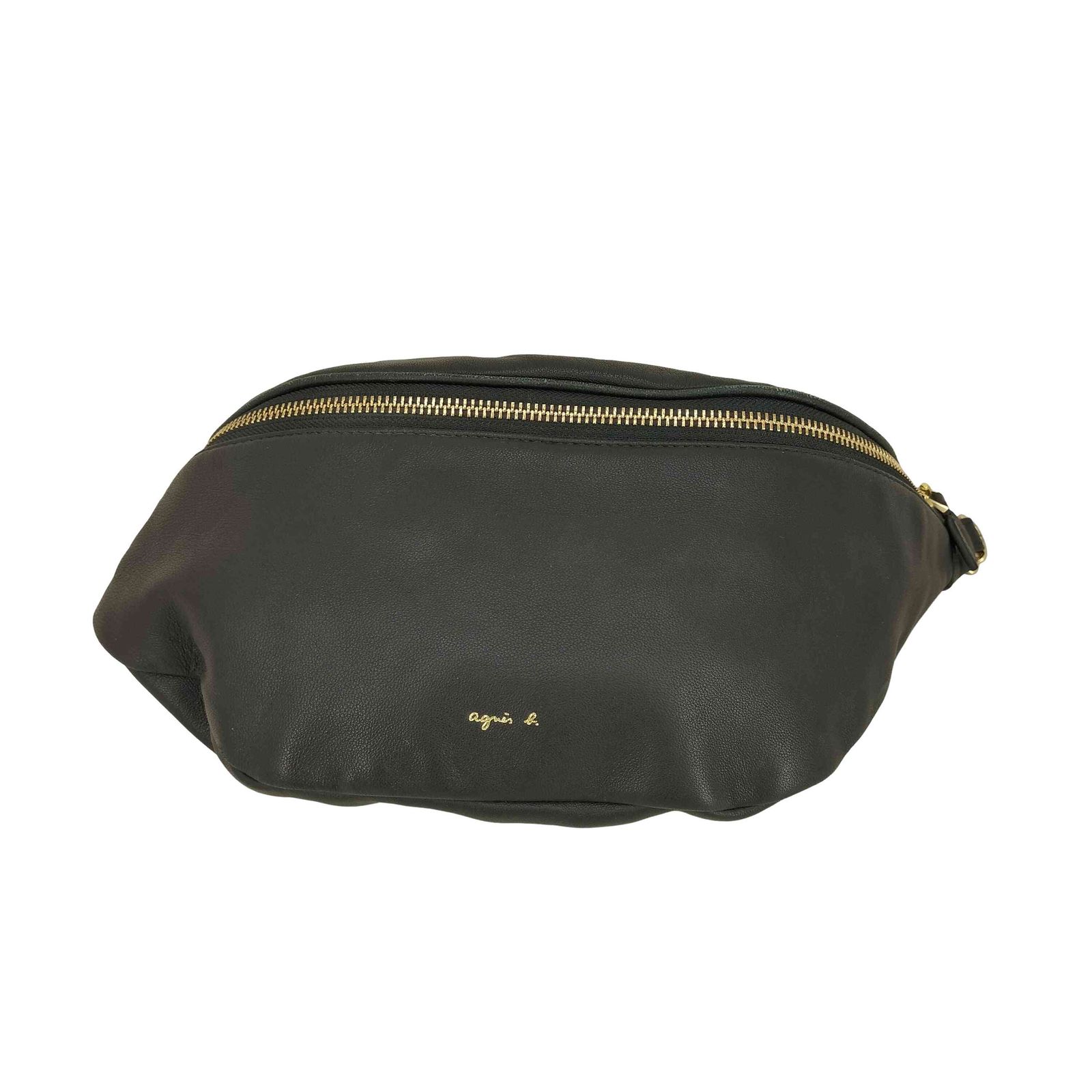ニコ ⑅︎◡̈︎* ☆新品・未使用品 agnès b. ボディバッグ アニエスベー agnes b. チェーンレザーボディバッグ レディース 表記無