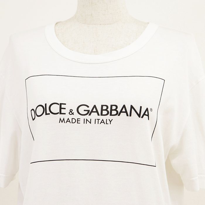 D&G ドルチェアンドガッバーナ ロゴプリント 半袖カットソー SALE【美品】DOLCE&GABBANA ドルチェアンドガッバーナ 半袖Tシャツ