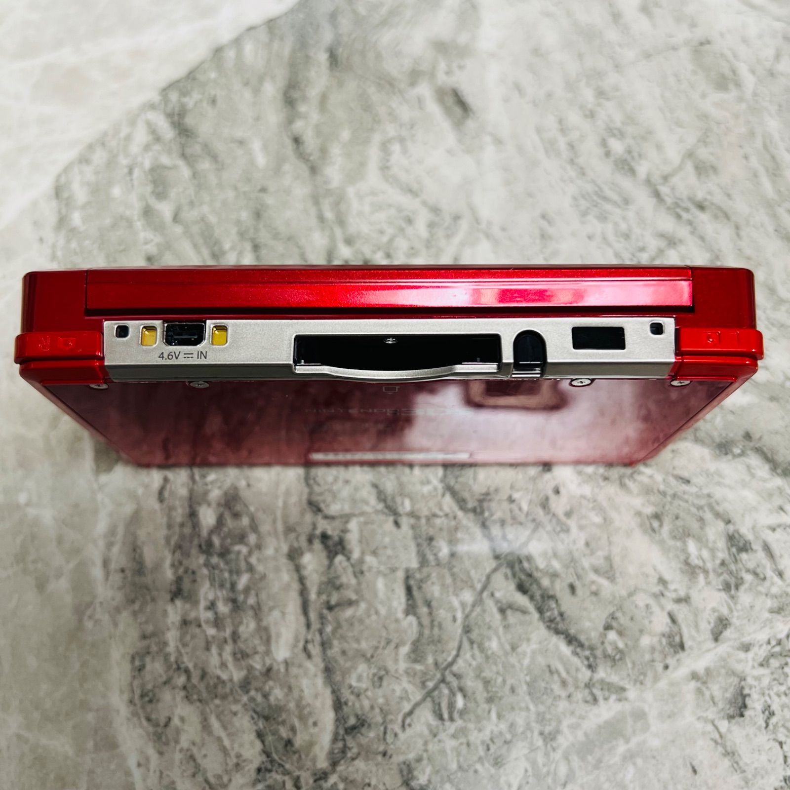 完動品】NINTENDO 3DS フレアレッド 箱付き - メルカリ