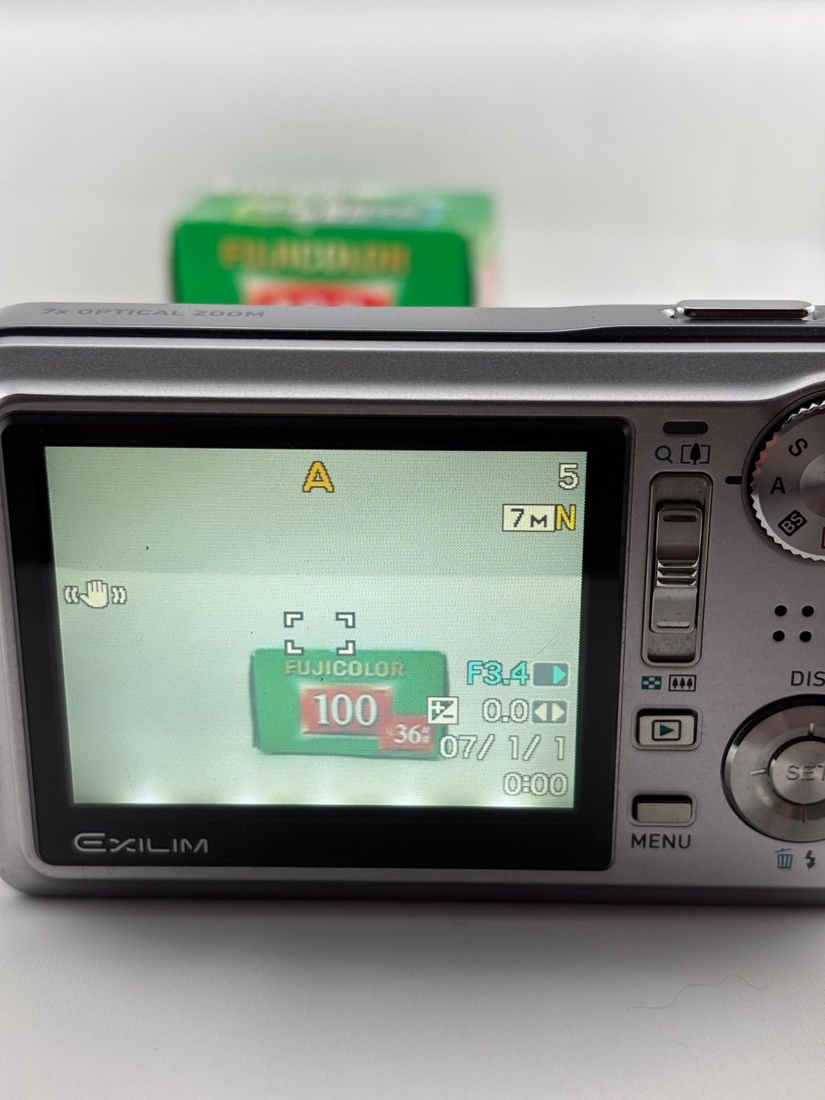 1983【動作品】 CASIO EXILIM V7 シルバー カシオ エクシリム