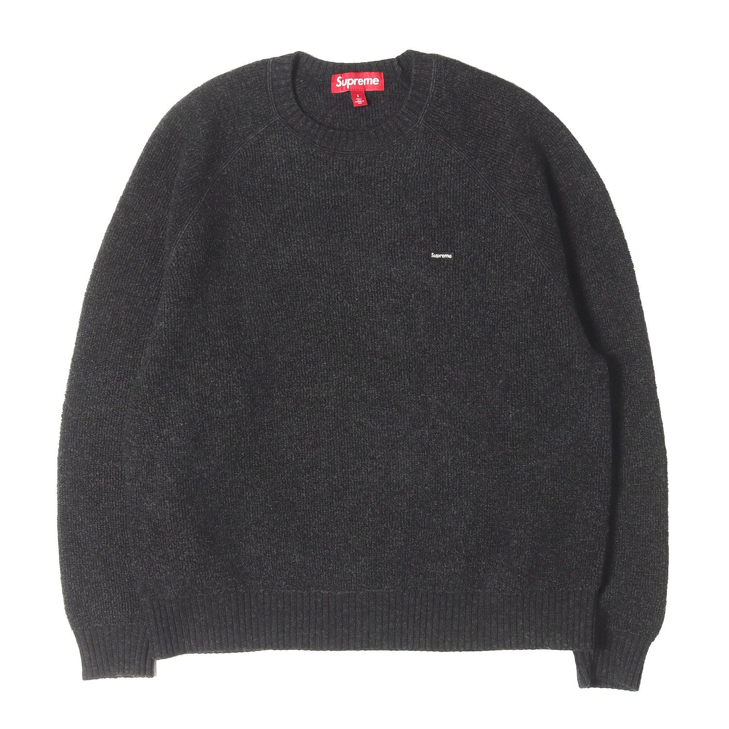 美品】Supreme シュプリーム ニット ブラック 黒 S 24AW スモールBOX