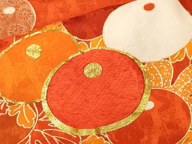 平和屋着物□豪華振袖 駒刺繍 万寿菊 金彩 正絹 逸品 CABM1759ev