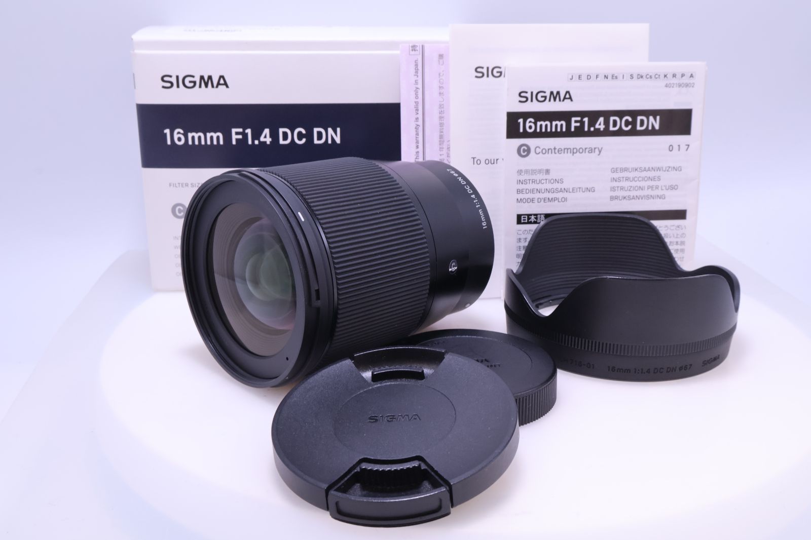 極美品】SIGMA 16mm F1.4 DC DN Sony ソニー Eマウント 単焦点 広角