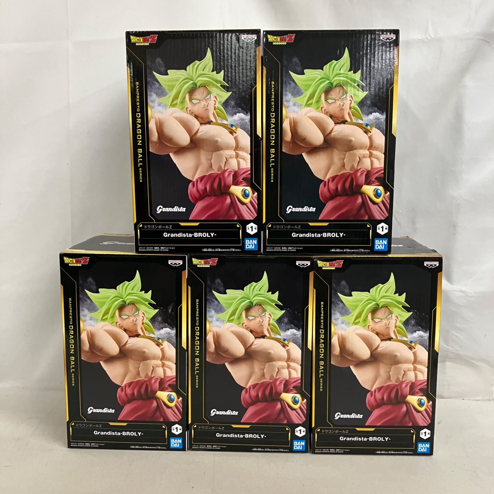 未開封 ドラゴンボール Z Grandista ブロリー フィギュア 5個セット