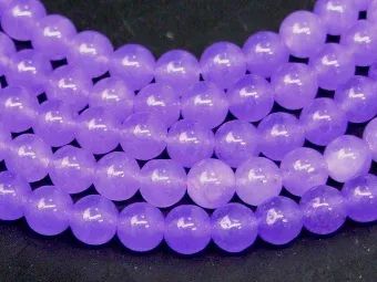 ≪g3-25H≫ラベンダー ヒスイ 薄紫 翡翠 ジェード ジェイド○6mm AA○1