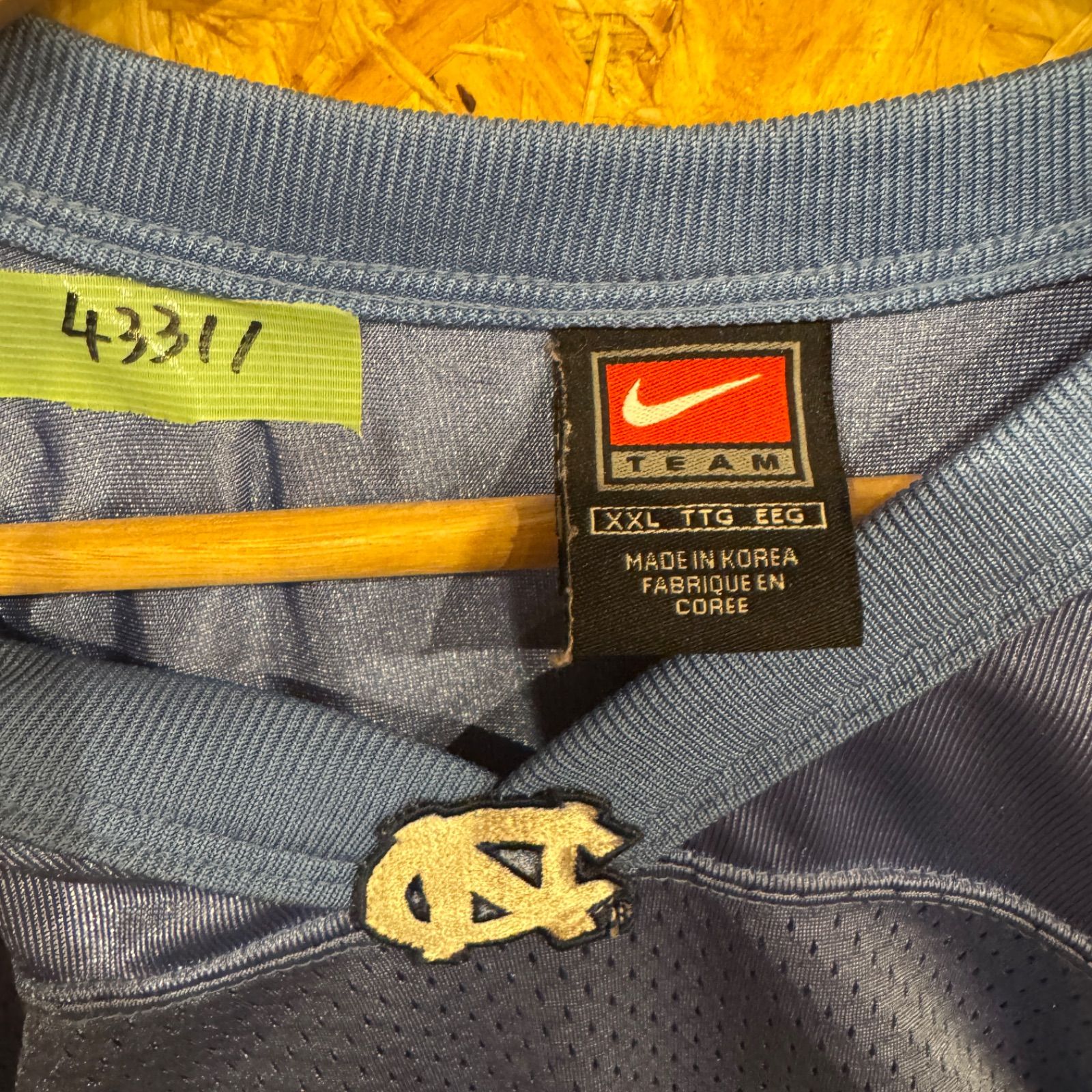 NIKE ナイキ ノースカロライナ大学 カロライナブルー フットボール