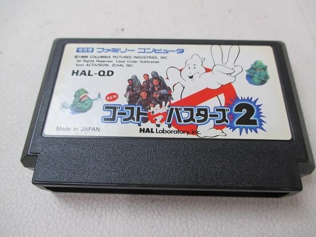 中古品 ゲーム ファミコン ソフト ゴーストバスターズ 2 説明書付き