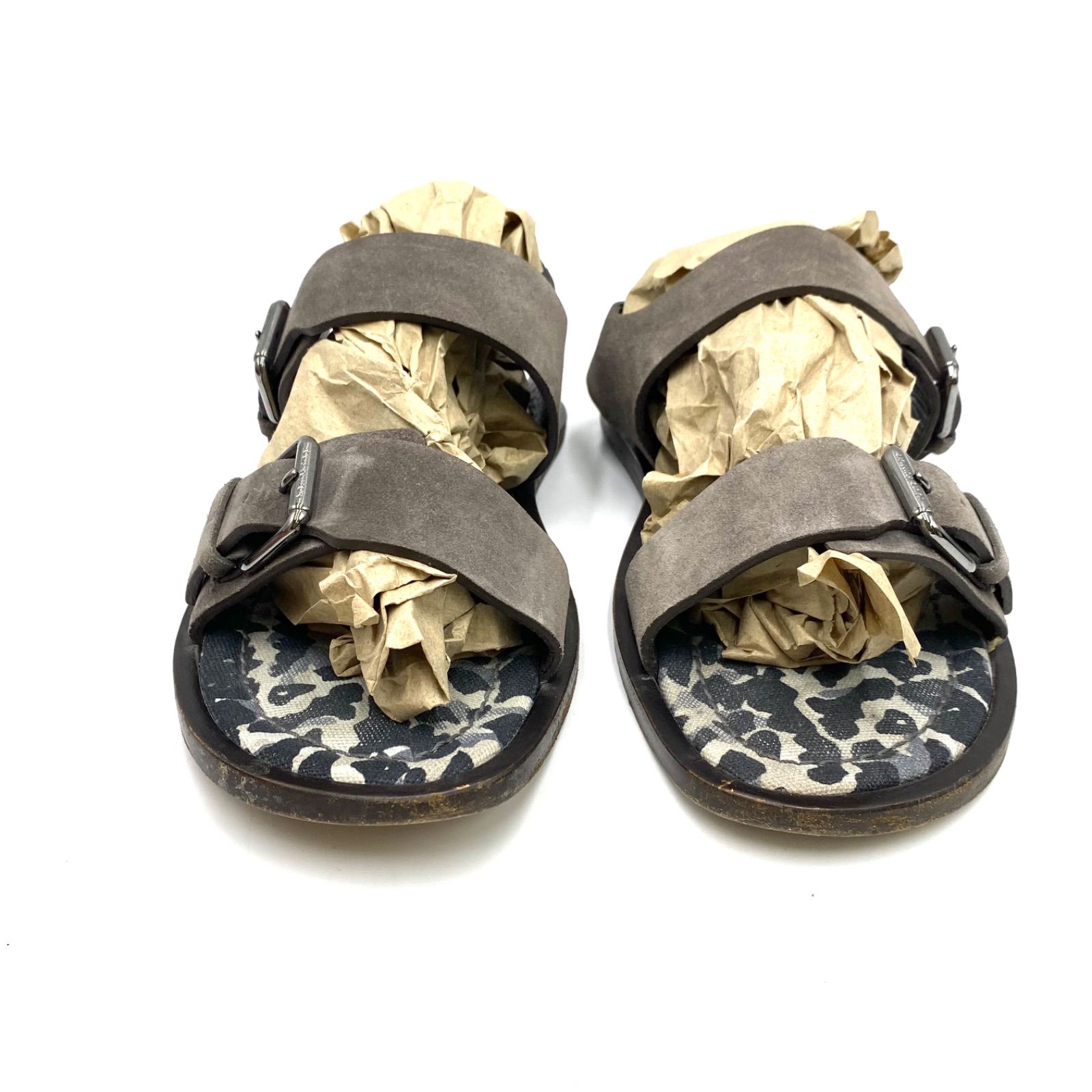 LOUIS VUITTON ルイヴィトン スエード レオパード柄 サンダル ビーチ