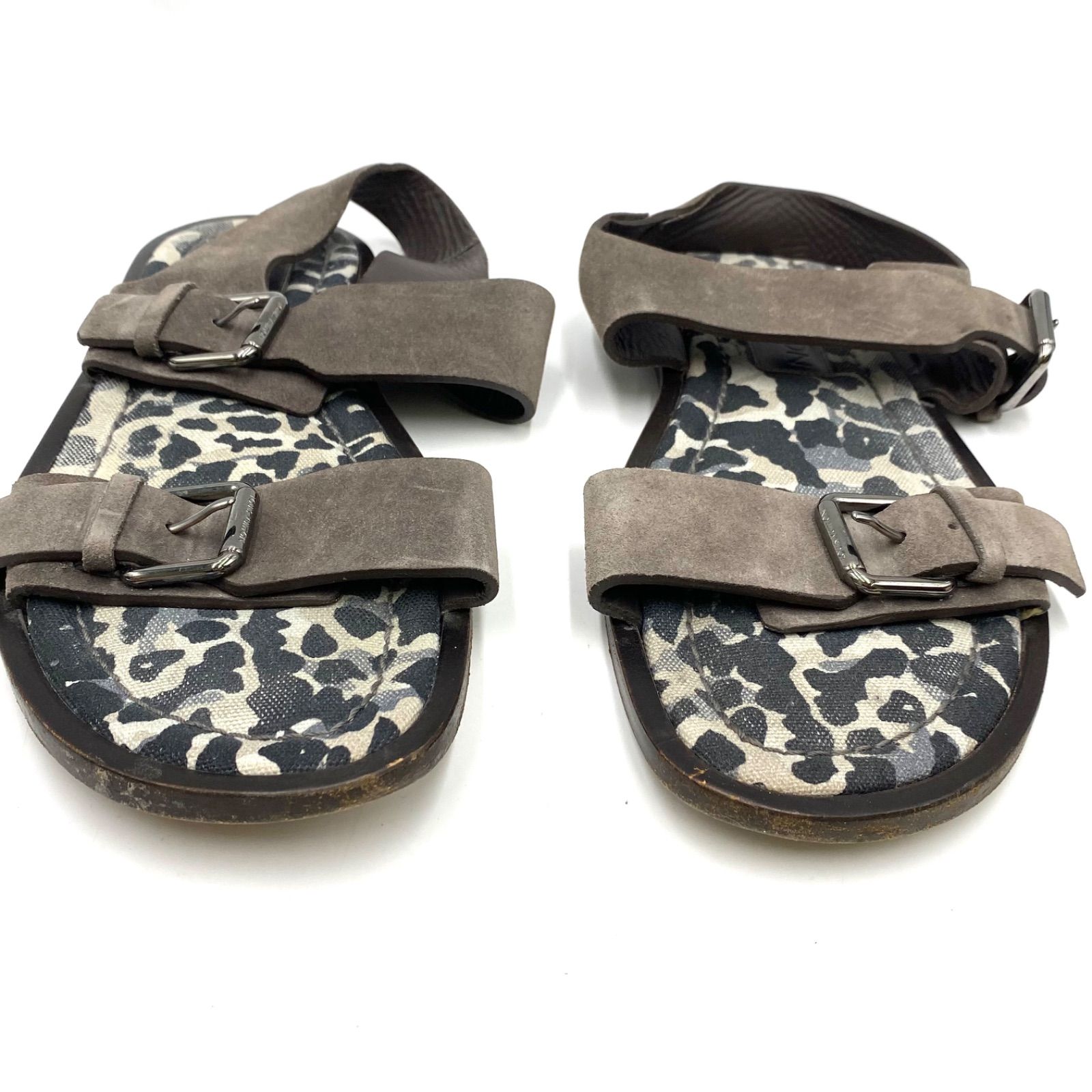 LOUIS VUITTON ルイヴィトン スエード レオパード柄 サンダル ビーチ