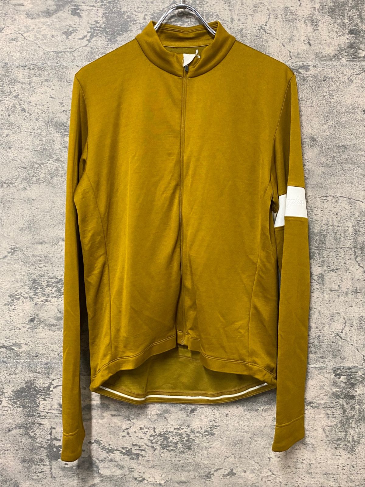 k*y様 新品 　ラファ　クラシック 　カントリー　ジャージ　Lサイズ　イエロー KM928 ラファ Rapha CLASSIC LONG SLEEVE JERSEY 2 長袖 サイクル