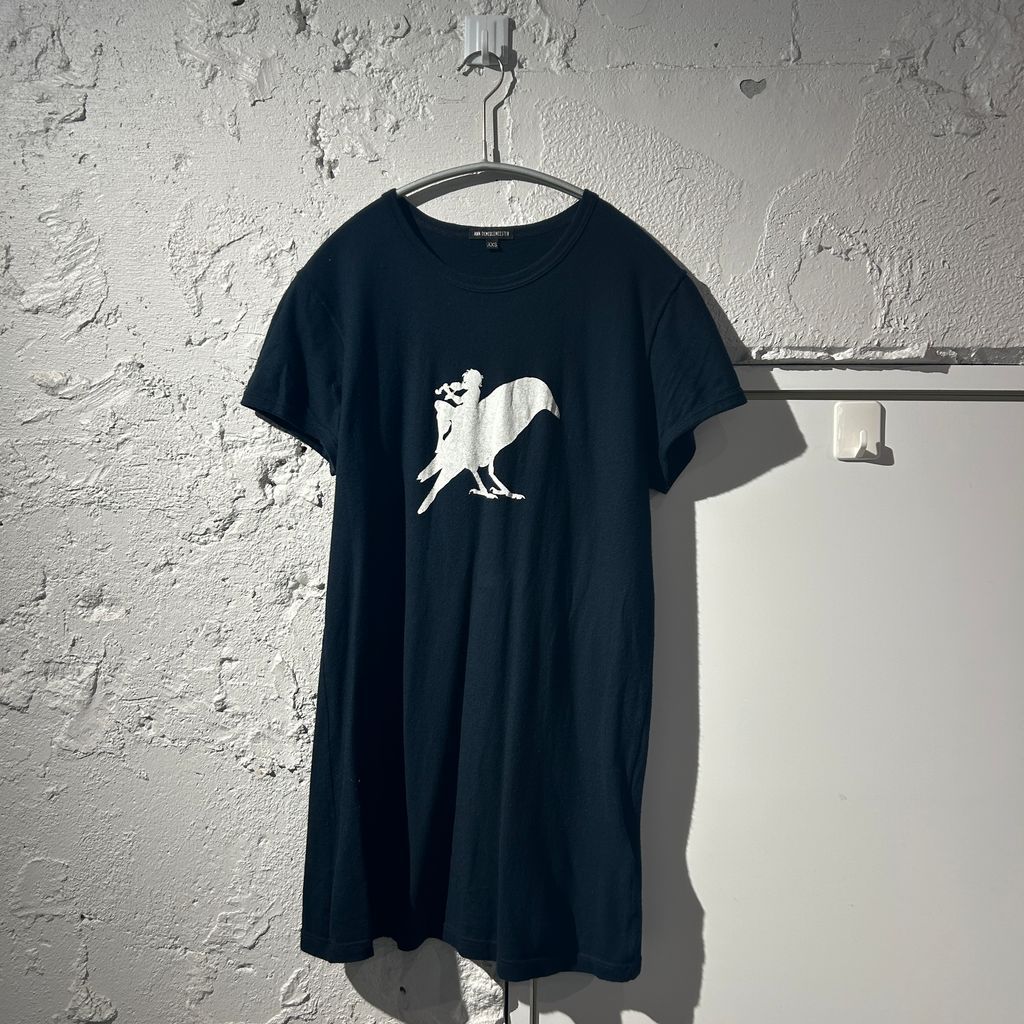 Ann Demeulemeester アンドゥムルメステール 本人期 Print S/S Tee